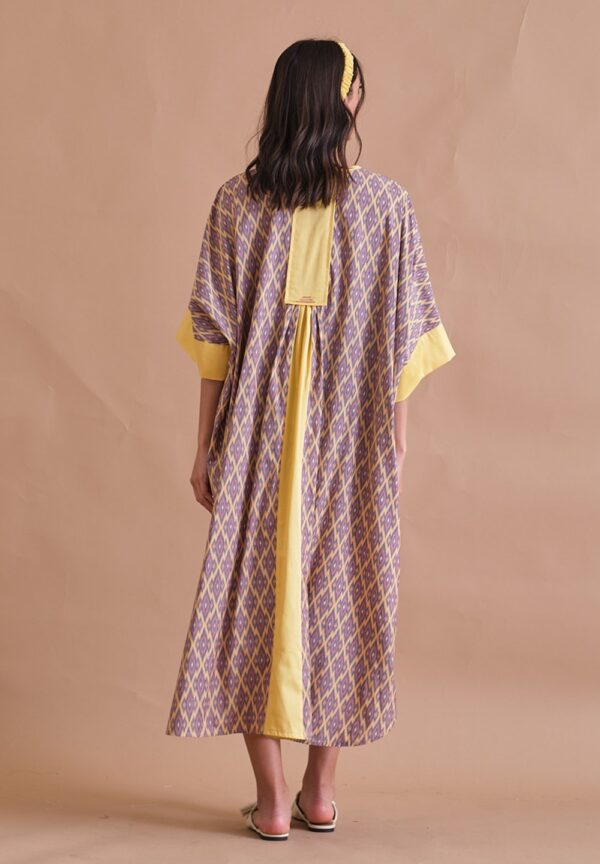 Yellow Light cotton kaftan - Image 3