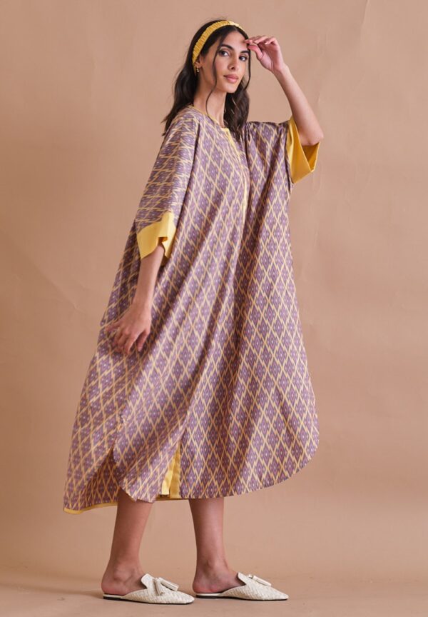 Yellow Light cotton kaftan