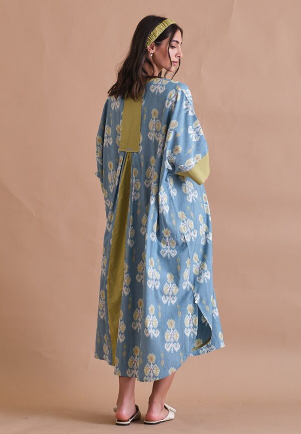 Gray Light cotton kaftan - Image 4