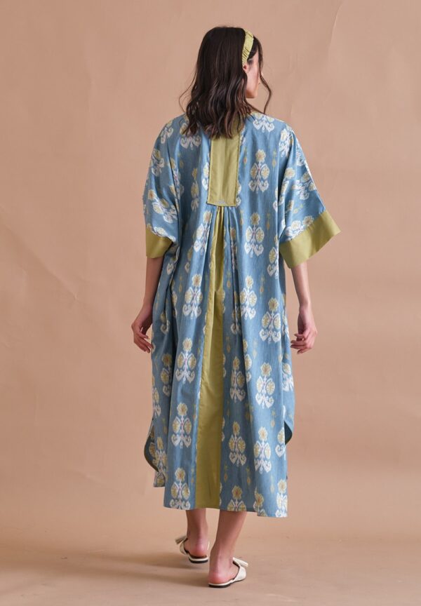 Gray Light cotton kaftan - Image 3